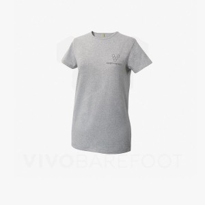 Grey Vivobarefoot Rapanui Sport Men's T Shirts | AU273ZD