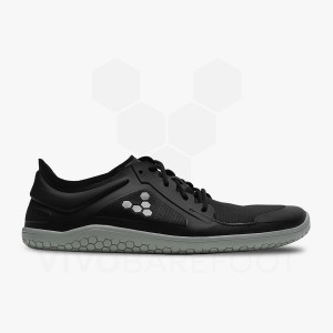 Obsidian Vivobarefoot Primus Lite All Weather Men's Training Shoes | AU330UK
