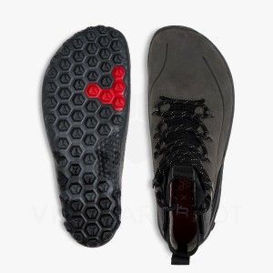 Obsidian / Dark Grey Vivobarefoot Tracker Decon FG2 JJF Women's Hiking Shoes | AU250WH