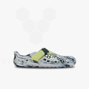 Obsidian / White Vivobarefoot Ultra Bloom Juniors Kids' Shoes | AU046SZ