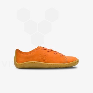 Orange Vivobarefoot Addis Kids' Shoes | AU023PV